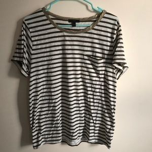 J Crew Shirt with Sparkly Collar